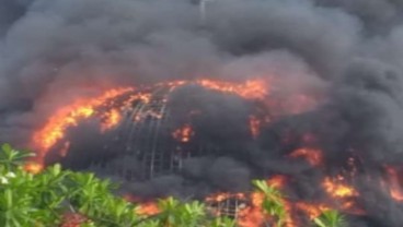 Heru Budi Tinjau Lokasi Kebakaran Kubah Masjid Raya Islamic Center