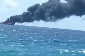 Kapal Feri Cantika 77 Terbakar di Tengah Laut Alor…