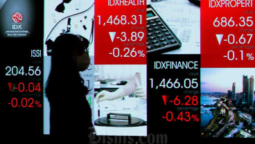 IHSG Ditutup Turun Tipis, Saham BBRI, BUMI, BBCA Paling Laku