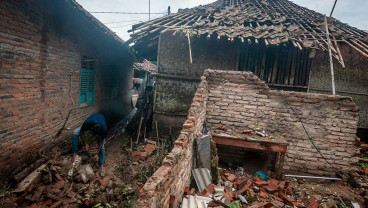 Sejumlah Rumah di Banten Rusak Akibat Hujan Deras Disertai Angin Kencang