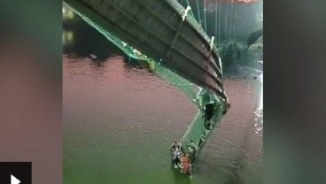 Jembatan Gantung di India Ambruk, 81 Orang Dinyatakan Tewas