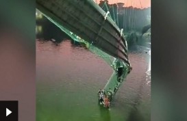 Jembatan Gantung di India Ambruk, 81 Orang Dinyatakan Tewas
