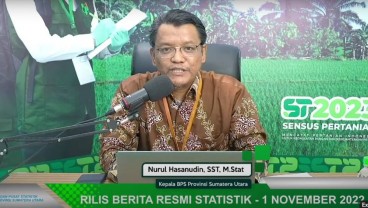 Inflasi Tahunan Sumut Hingga Oktober Turun Jadi 5,66 Persen