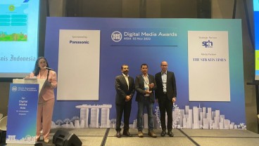 Bisnis Indonesia Sabet Penghargaan Digital Media Awards Asia 2022