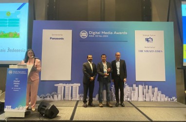 Bisnis Indonesia Sabet Penghargaan Digital Media Awards Asia 2022