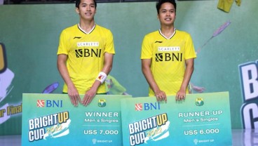 BNI BrightUp Cup 2022: Jojo Juara, Ginting Runner-up