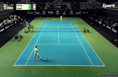 Raffi Ahmad Kalahkan Desta di Tiba-tiba Tenis
