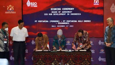 Pertamina Gandeng ExxonMobil Kembangkan Proyek Hub Penyimpanan Karbon