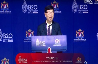 Bos Foxconn Bicara Soal Kolaborasi dengan Indika (INDY) di Forum B20