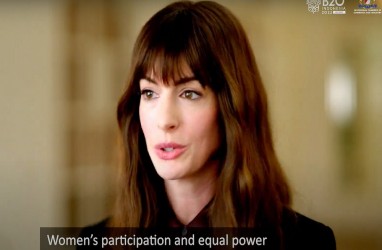 Anne Hathaway di B20 Summit: Butuh 3 Abad untuk Capai Kesejahteraan Gender