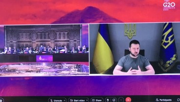Zelensky Hadir Virtual di KTT G20, Sampaikan Pidato Berapi-api