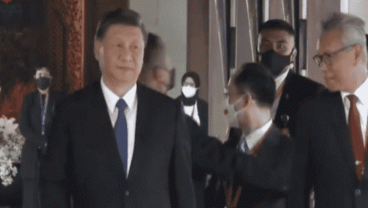 Detik-Detik Pengawal Xi Jinping Dihadang Paspampres Indonesia di KTT G20 Bali