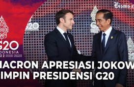 Macron Apresiasi Jokowi Pimpin Presidensi G20