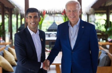 Rishi Sunak Bertemu Biden di KTT G20, Bahas Serangan Brutal Putin