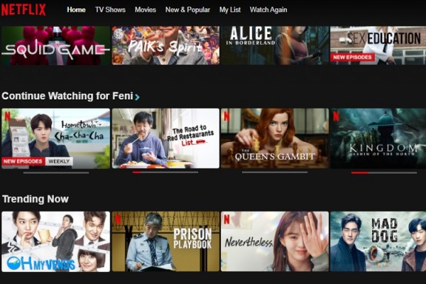 Daftar film dan serial yang bisa ditonton secara streaming online di platform Netflix/Netflix.com