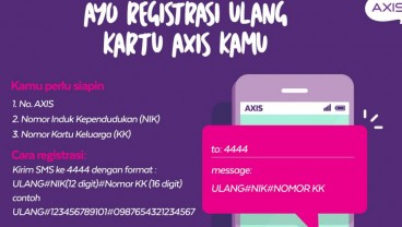 Cara Registrasi Kartu Axis Dengan Mudah, Bisa Lewat SMS