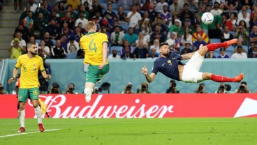 Hasil Prancis vs Australia: Les Bleus Pesta Empat Gol ke Gawang Australia