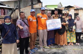 PKT Proaktif Salurkan Bantuan Rp70 Juta Bagi Korban Kebakaran Loktuan