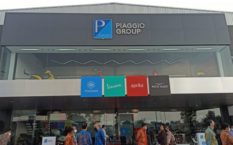 Produsen Motor Italia Piaggio Resmikan Pabrik Pertama di Indonesia