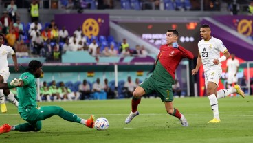 Hasil Portugal vs Ghana: Selecao Gagal Bongkar Pertahanan Lawan, Babak Pertama 0-0