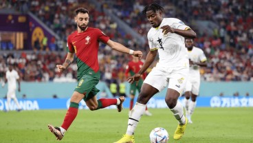 Hasil Portugal vs Ghana: Dua Gol Cepat Bawa Selecao Memimpin 3-1