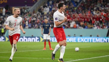 Hasil Prancis vs Denmark: Gol Mbappe Dibalas Christensen, Skor Imbang 1-1