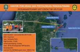 Helikopter P1103 Hilang, Polri Fokuskan Pencarian di Pantai Burung Mandi Belitung Timur
