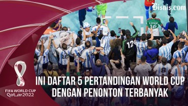 5 Pertandingan Piala Dunia dengan Jumlah Penonton Terbanyak