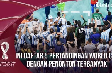 5 Pertandingan Piala Dunia dengan Jumlah Penonton Terbanyak