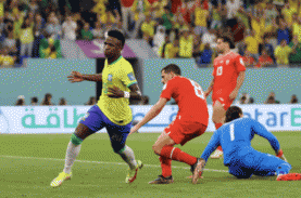 Hasil Brasil vs Swiss: Gol Vinicius Dianulir, Tim…