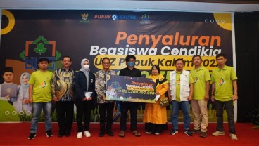 Optimalkan Pendayagunaan Zakat, UPZ Pupuk Kaltim Salurkan Beasiswa Cendekia Senilai Rp1,2 Miliar