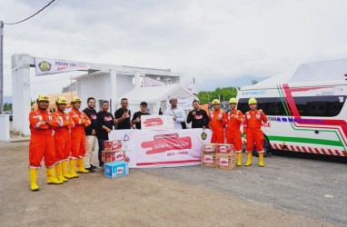 MHU-MMSGI dan Kementerian ESDM Salurkan Bantuan Korban Gempa Cianjur