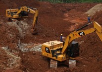 Aktivitas pertambangan nikel di Kabupaten Morowali, Sulawesi Tengah, Kamis (17/3/2022). Bloomberg/Dimas Ardian