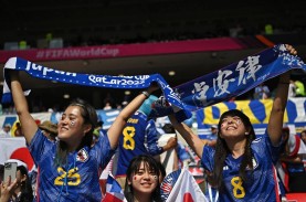 Lolos ke Babak 16 Besar, Warga Jepang Rayakan Kemenangan…