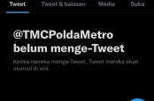 Twitter TMC Polda Metro Tidak Bisa Diakses, Polisi: Ganguan Server