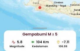 BMKG Revisi Guncangan Gempa Sukabumi jadi M5,8, Getaran Sampai Jakarta