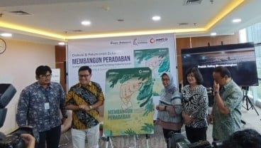 Mind ID Bersama Bisnis Indonesia Luncurkan Buku ‘Membangun Peradaban’