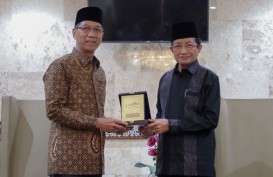 Heru Budi Kunjungi Imam Besar dan Pengurus Masjid Istiqlal Nasaruddin Umar