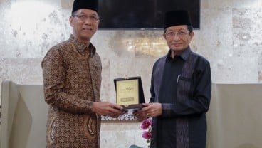 Heru Budi Kunjungi Imam Besar dan Pengurus Masjid Istiqlal Nasaruddin Umar