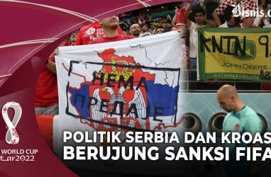 FIFA Sanksi Kroasia dan Serbia Akibat Rasis dan Politik