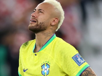 Deretan Foto Neymar Nangis saat Brasil Tersingkir dari Piala Dunia 2022