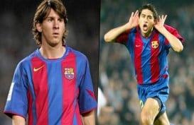 Makna Selebrasi Messi di Depan Van Gaal dan Memori Kelam Riquelme