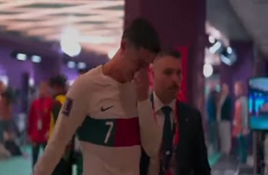 Tangis Ronaldo Pecah Usai Portugal Tersingkir dari Piala Dunia 2022