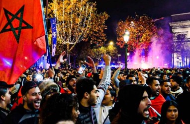Suporter Maroko dan Prancis Terlibat Bentrok, Buntut Kemenangan Piala Dunia 2022