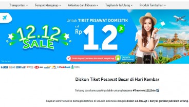 Jelang Libur Nataru, Cek Gebyar Diskon Traveloka 12.12 Promo Sale