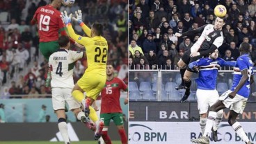 Membandingkan Gol Sundulan En-Nesyri yang Patahkan Rekor Milik Ronaldo