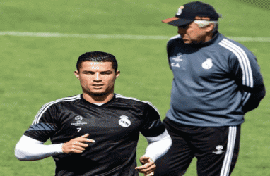 Cristiano Ronaldo Kepergok Latihan di Real Madrid, Sudah Deal?