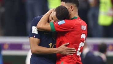 Ucapan Mbappe Saat Memeluk Hakimi Usai Prancis Bekuk Maroko 2-0