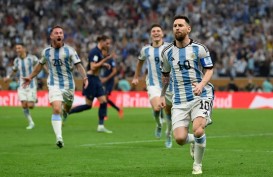 Hasil Argentina vs Prancis: Gol Messi dan Di Maria Bawa Tim Tango Unggul pada Babak Pertama