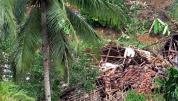 Pergerakan Tanah di Garut, 69 Rumah Rusak dan Miring